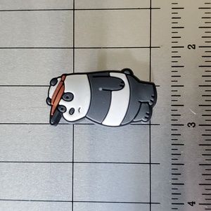 NEW! We Bare Bears Panda Bear with visor Croc Shoe Charm